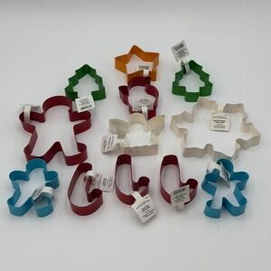 Christmas Cookie‎ Cutter Set 12 Wondershop Gingerbread Snowflake Bundle NEW